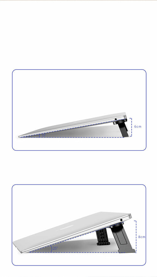 Supporto Pieghevole per Laptop – Antiscivolo, Ergonomico, Portatile